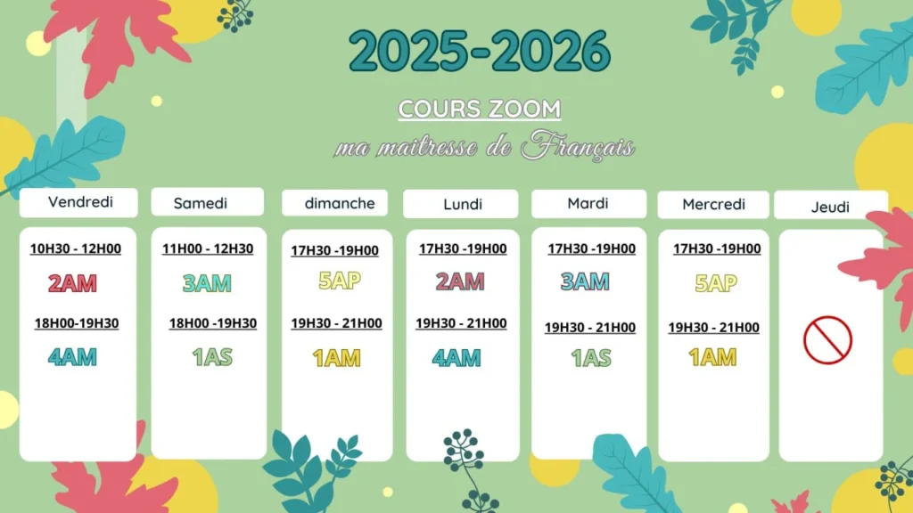 Ma Maîtresse de français